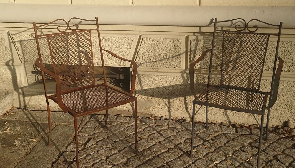 Eisenstühle Garten Kaufen auf Ricardo