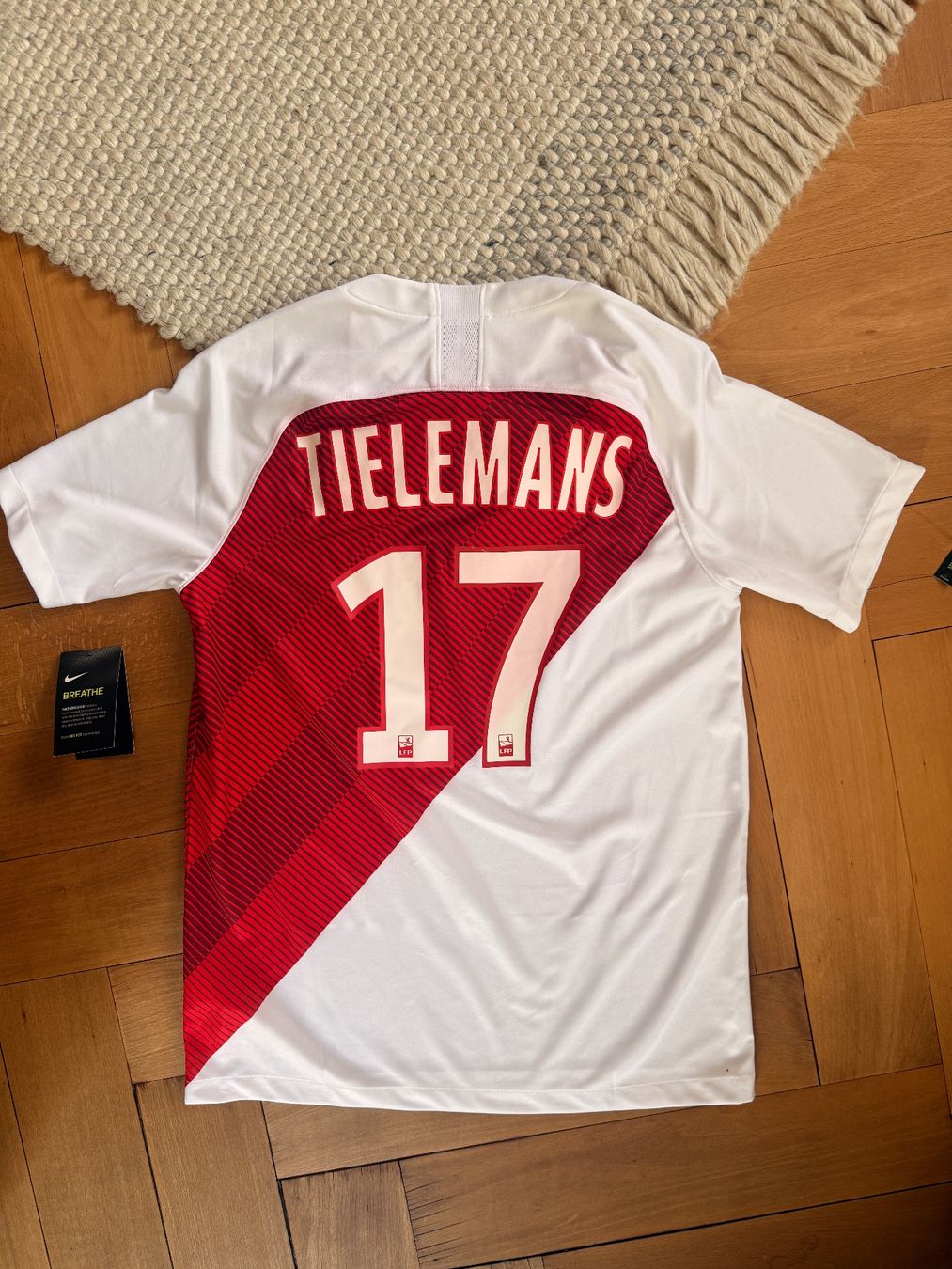 AS Monaco Canottiere & Pantaloni: AS Monaco Heimtrikot 2018, Tielemans – Nuovo e nell'imballaggio originale da St. Gallen venduto da samuel9408 1