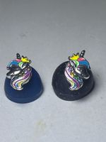Einhorn Ohrstecker, neu, bunte Kristalle, Silberohrring 925