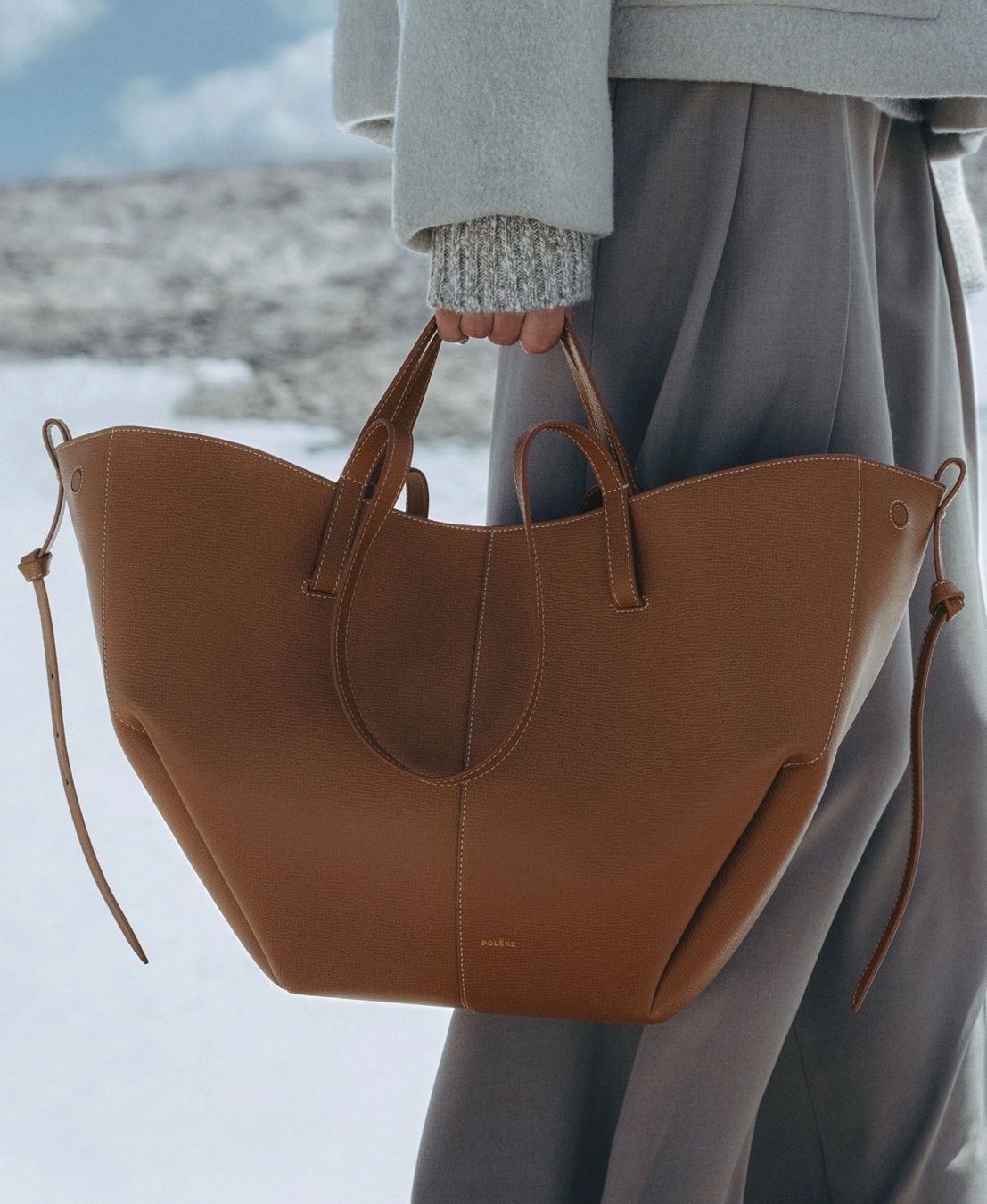Polène Borse da donna: Polene Cyme - Textured Camel Fullset – Usato da Wangen ZH venduto da seretdn 1