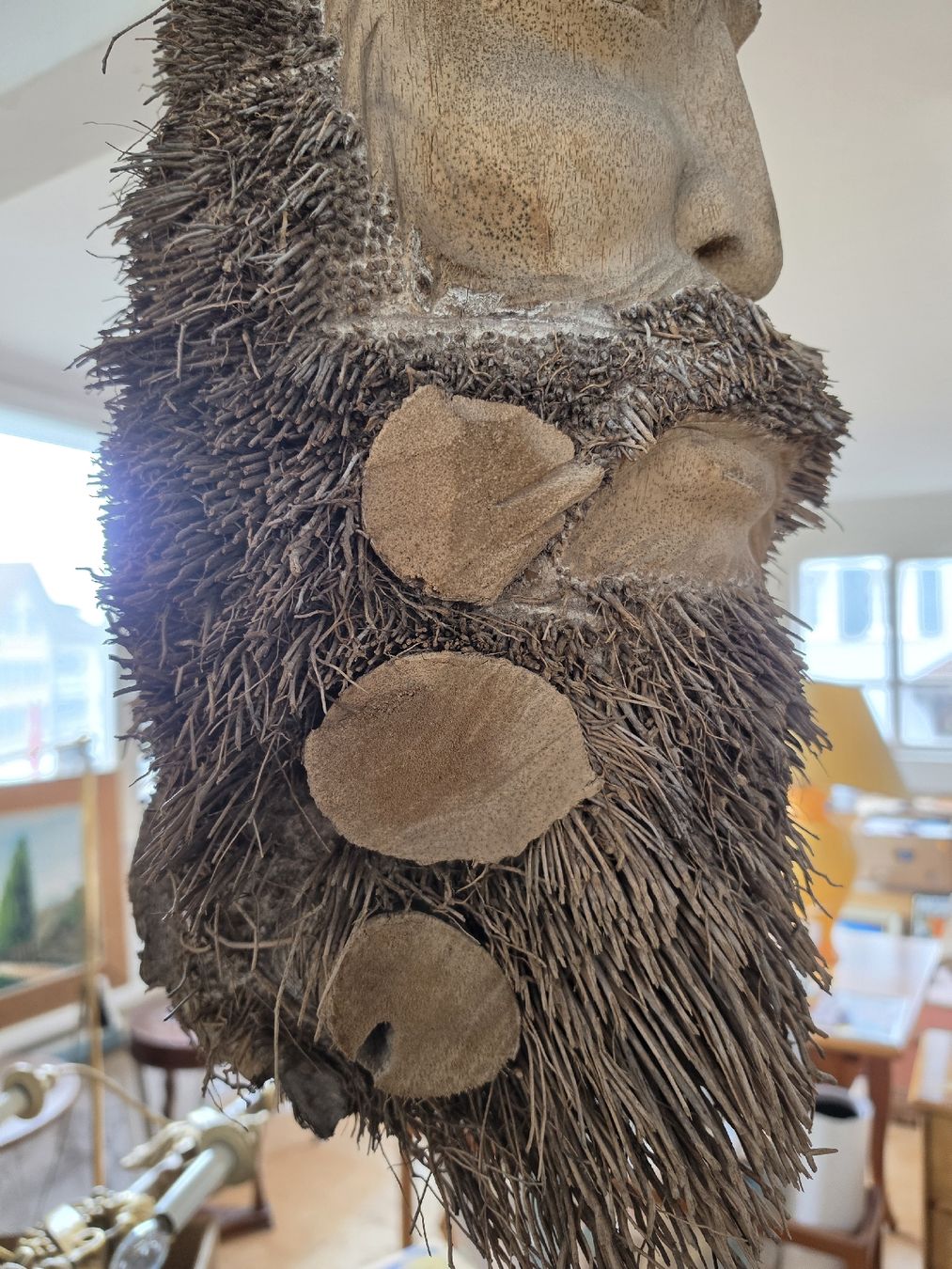 Skulpturen & Statuen: Holzskulptur "Kopf mit Bart" - Einzigartiges Unikat! – Gebraucht aus Mettlen von elios0888 5