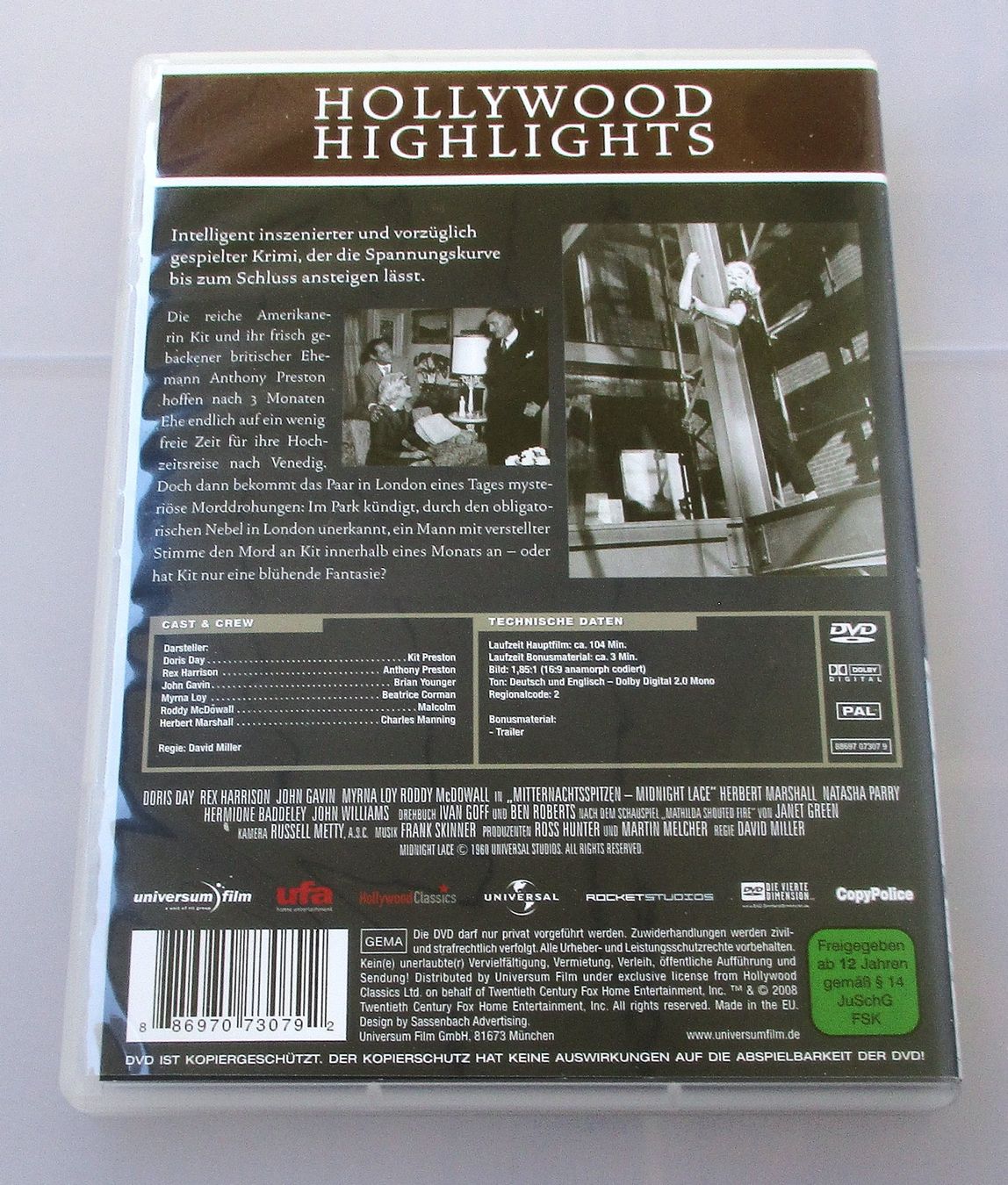 Alle DVDs: MITTERNACHTSSPITZEN - Doris Day/Rex Harrison – Gebraucht aus Wattwil von Muriel10 1