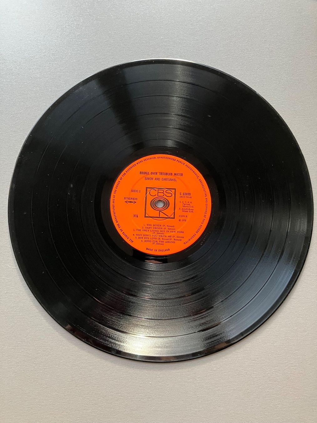 Schallplatten: SIMON & GARFUNKEL - Bridge Over Troubled Water Schallplatte – Gebraucht aus Glattfelden von Danshari 5