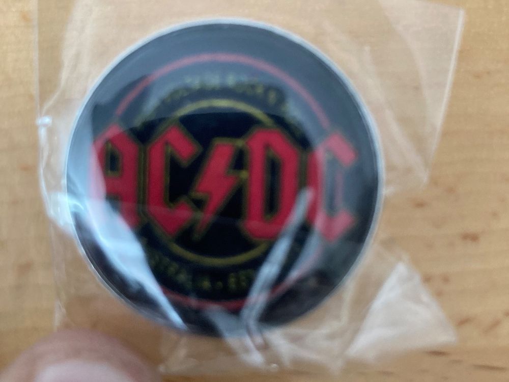 Ac/dc Pin Anstecker Punk Rock Metal Pop | Kaufen auf Ricardo