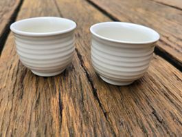 Keramik: kleines Teebecher Set 2-tlg.