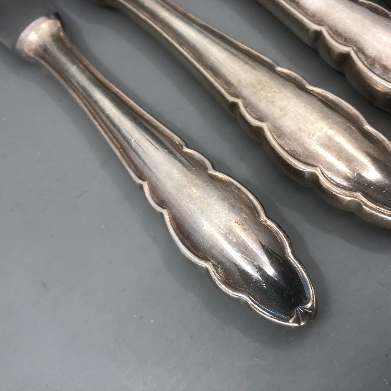 Zwilling Posate: 6 Dessertmesser versilbert Zwilling – Usato da Basel venduto da Tiabeanie