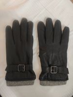 Winter Leather-imitation Gloves with Wool Lining, Size M (me