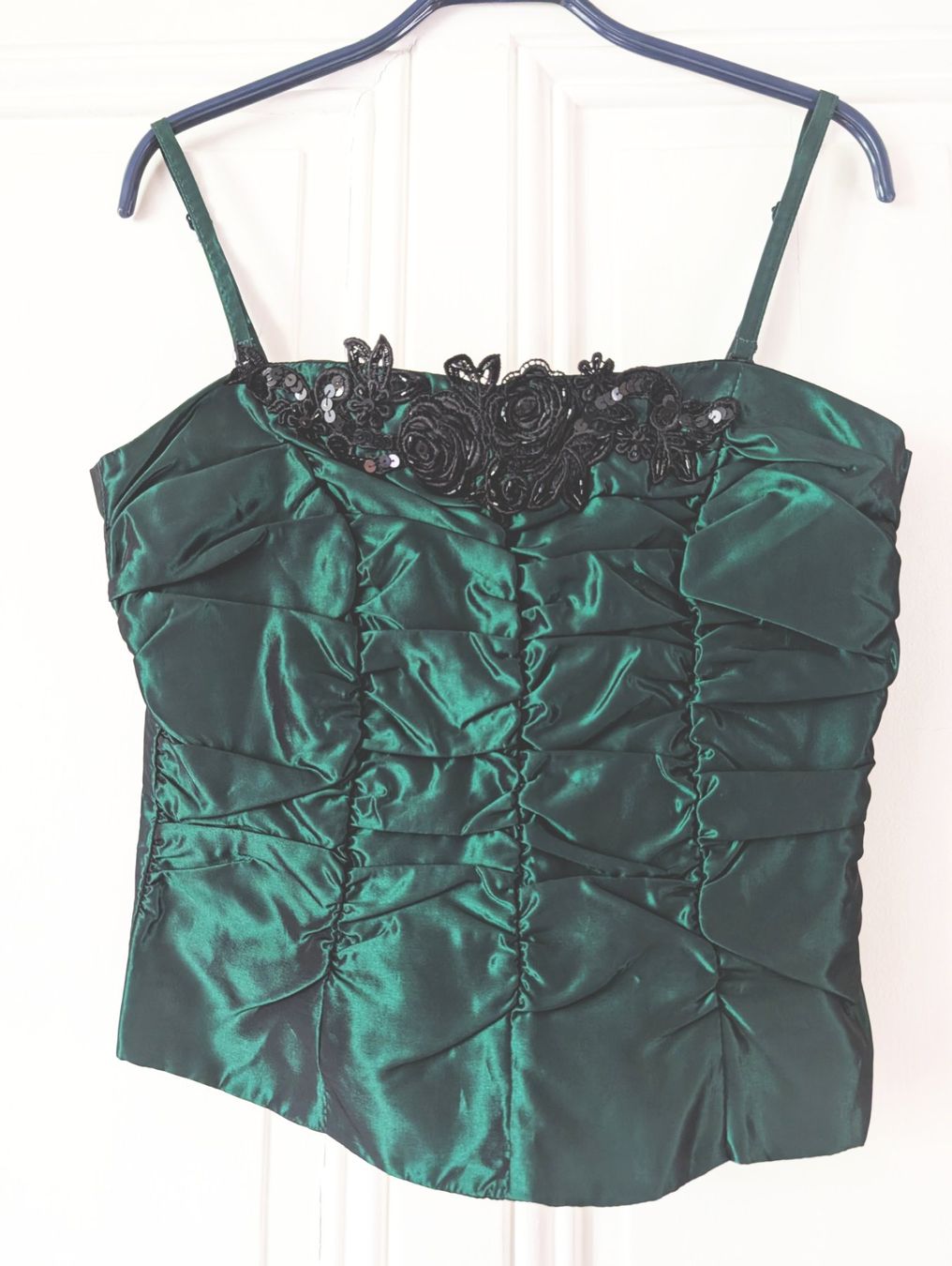 Vestiti: ASHLEY BROOKE : Robe/ensemble de soirée satin vert moiré 38 – Nuovo e nell'imballaggio originale da Petit-Lancy venduto da lilycerise 4