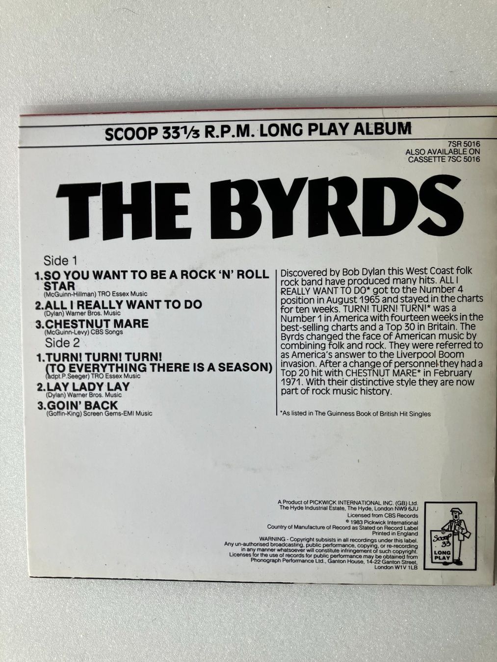 Dischi in vinile: The Byrds – Usato da Aarwangen venduto da Jukebox3 3