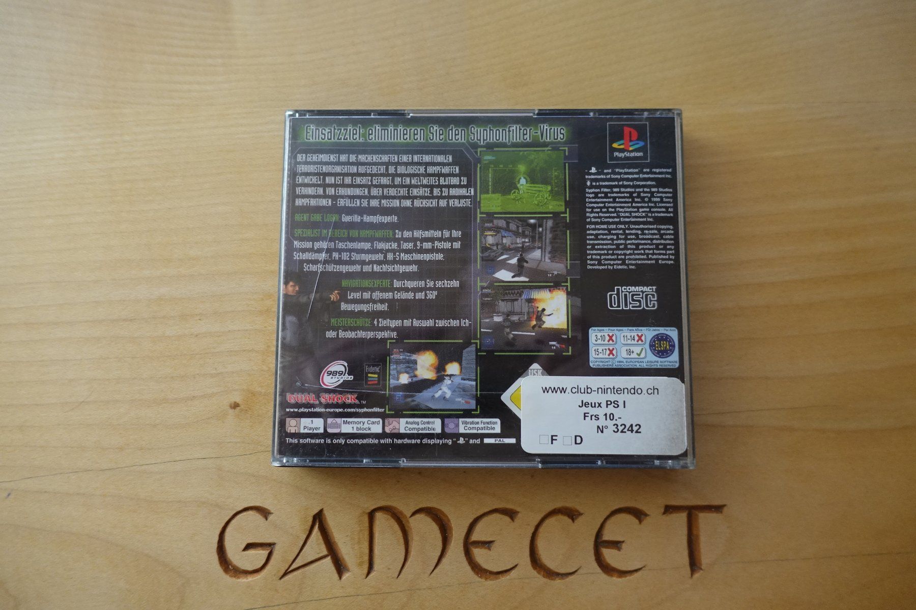 Sony Giochi: Syphon Filter – Usato da Steinach venduto da Gamecet 2