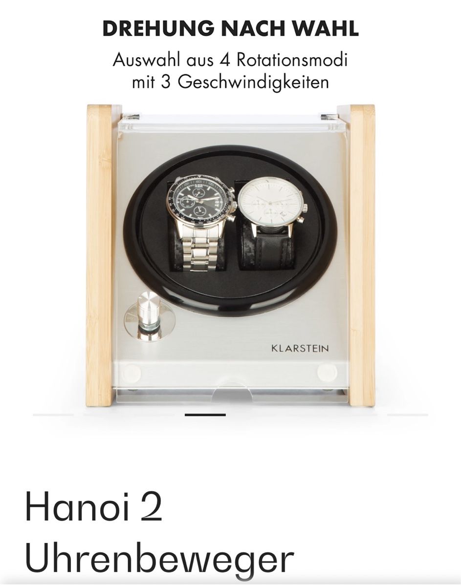 Scatole porta orologi: Hanoi 2 Uhrenbeweger – Nuovo (secondo la descrizione) da Grosshöchstetten venduto da lox_287b 4