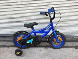 Kolibri Childrens Bicycle Blue 12 Inch with Stabilizers