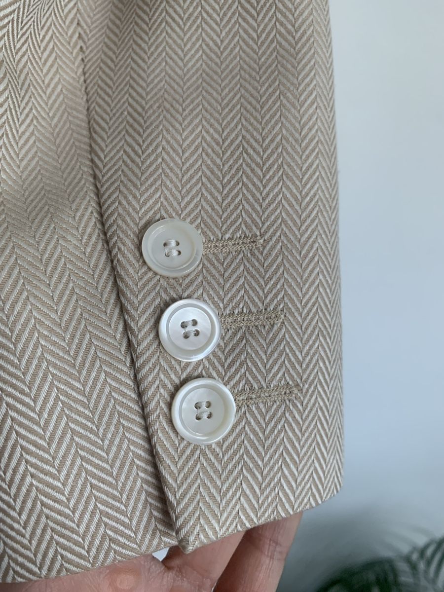 Giacche: Jaeger beige wolle/seide sakko blazer – Usato da Zürich venduto da Nikuska32 5