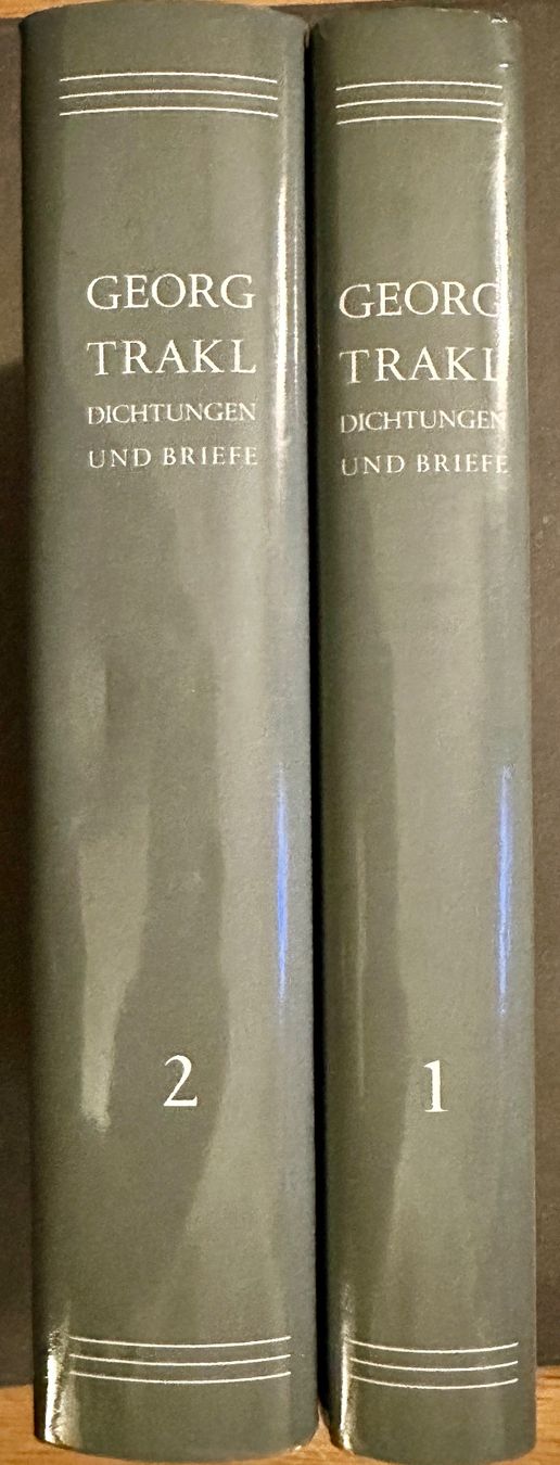 Libri: Georg Trakl: Dichtungen und Briefe. 2 Bde. – Usato da Zürich venduto da allp 1