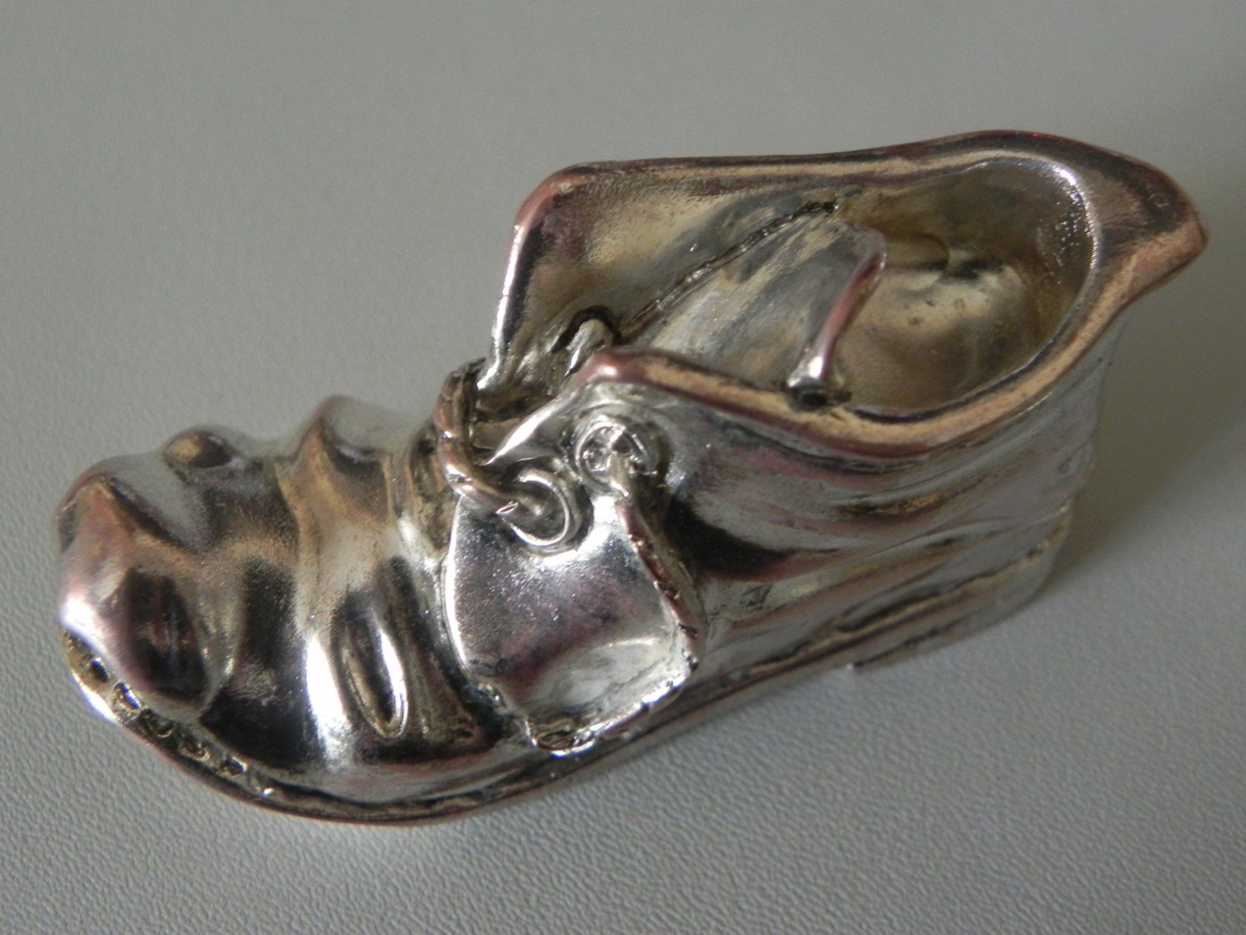 Statuette: Silber Figur: alter Schuh (versilbert?) – Usato da Minusio venduto da Lory64 5