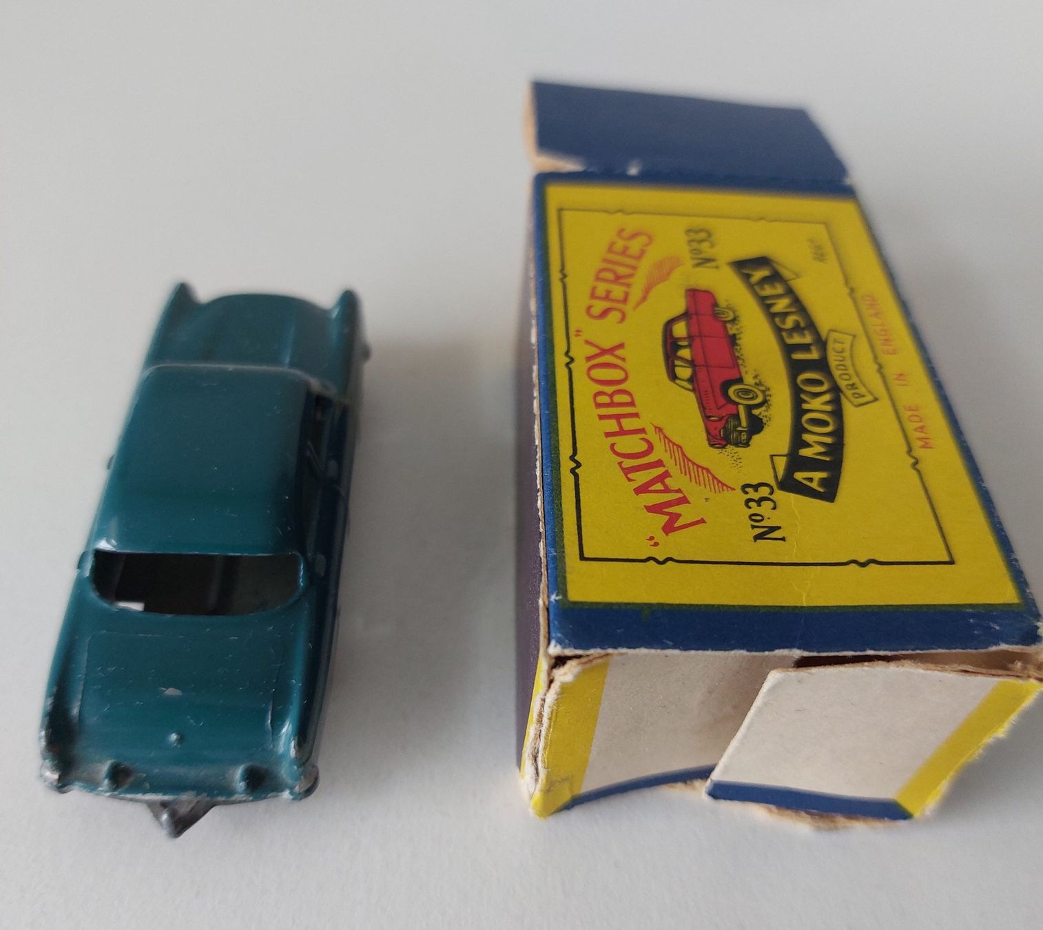 Matchbox Modellini d'auto: Matchbox Lesney Nr. 33A Ford Zodiac – Usato da Schenkon venduto da Elbarto007 3
