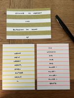 Gratis Versand - 3er-Set Grusskarten A6