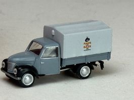 GB1 Herpa Framo LKW grau Plaste