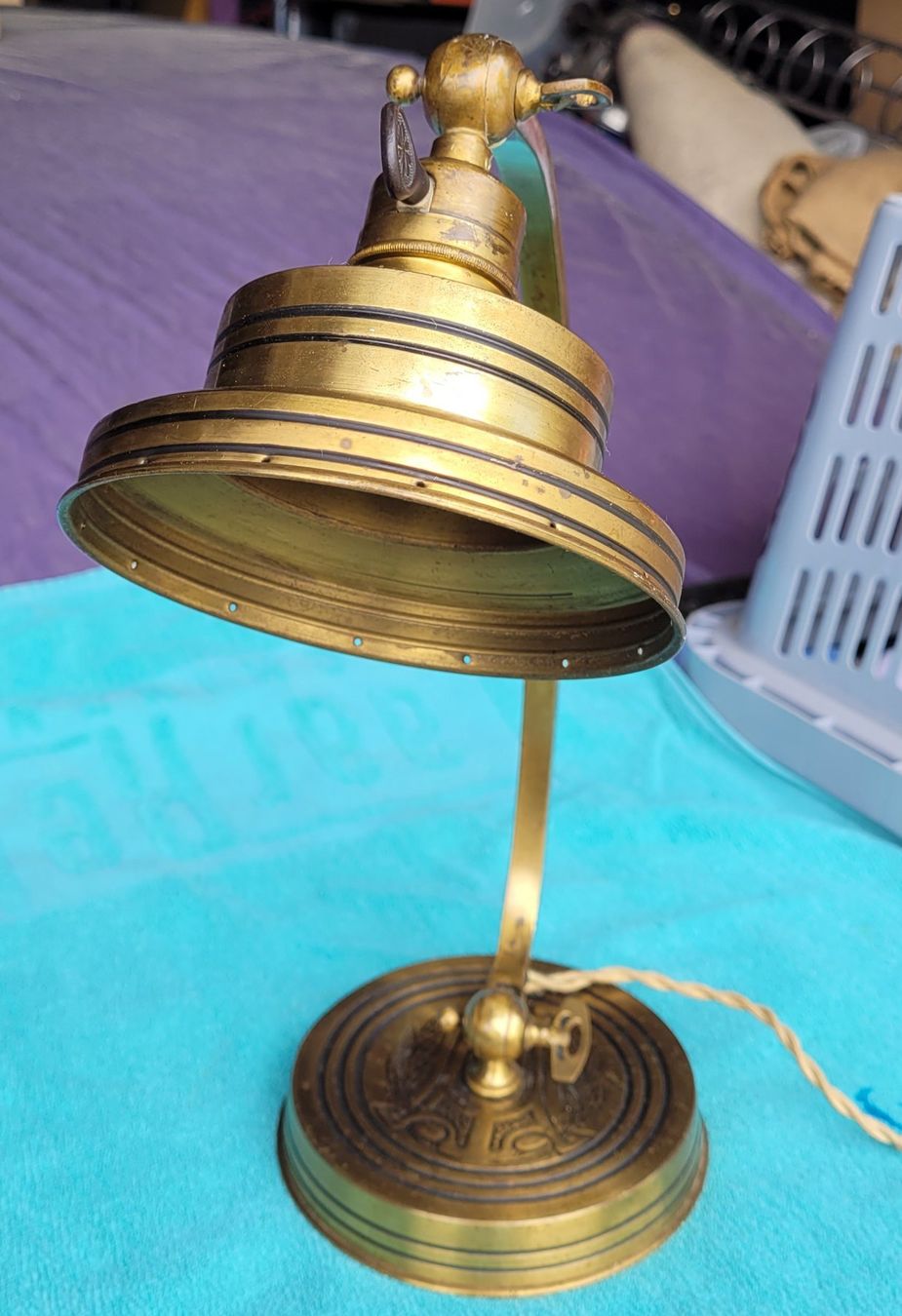 Lampade: Antike Bürolampe – Usato da Thun venduto da Engel114 2