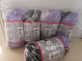 5x 100g Acryl Anti-pilling Garn