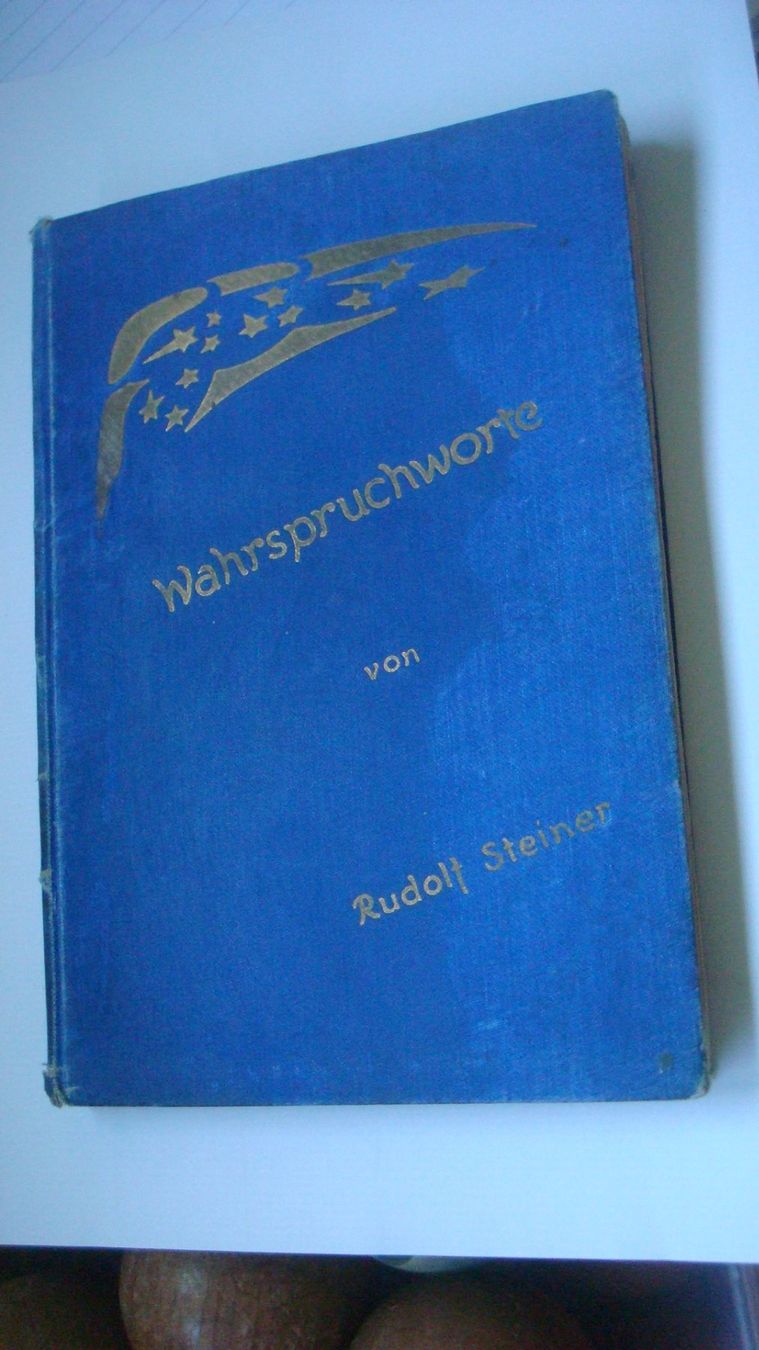 Libri: Rudolf Steiner "Wahrspruchworte" Leinen 1925 – Usato da Münchenstein venduto da Pesci6