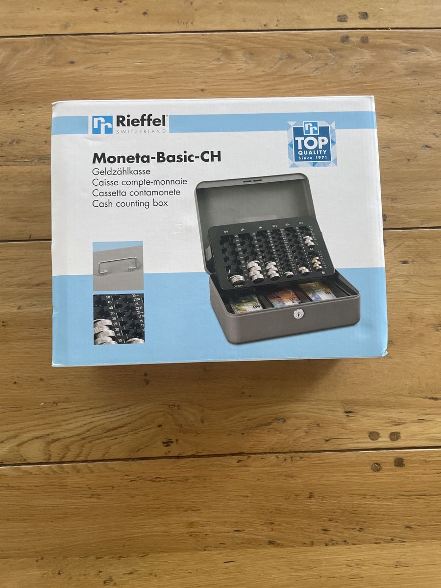 Registratore di cassa: Rieffel Moneta Basic CH – Nuovo e nell'imballaggio originale da Zürich venduto da Kevans