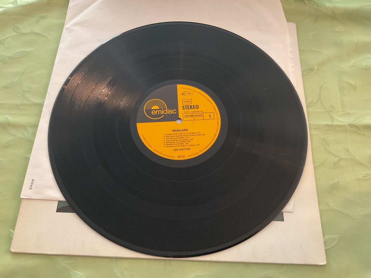 Schallplatten: Leo Kottke "Mudlark" LP, 1977 – Gebraucht aus Steinach von Quarkie 2