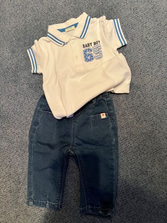 Baby Jeans Hose Marke Babyface Grösse 62, Polo Benetton