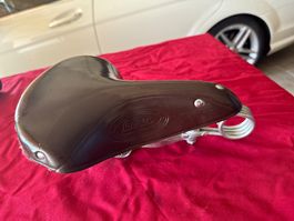 Leder Velosattel alt von Lepper Original Sattel