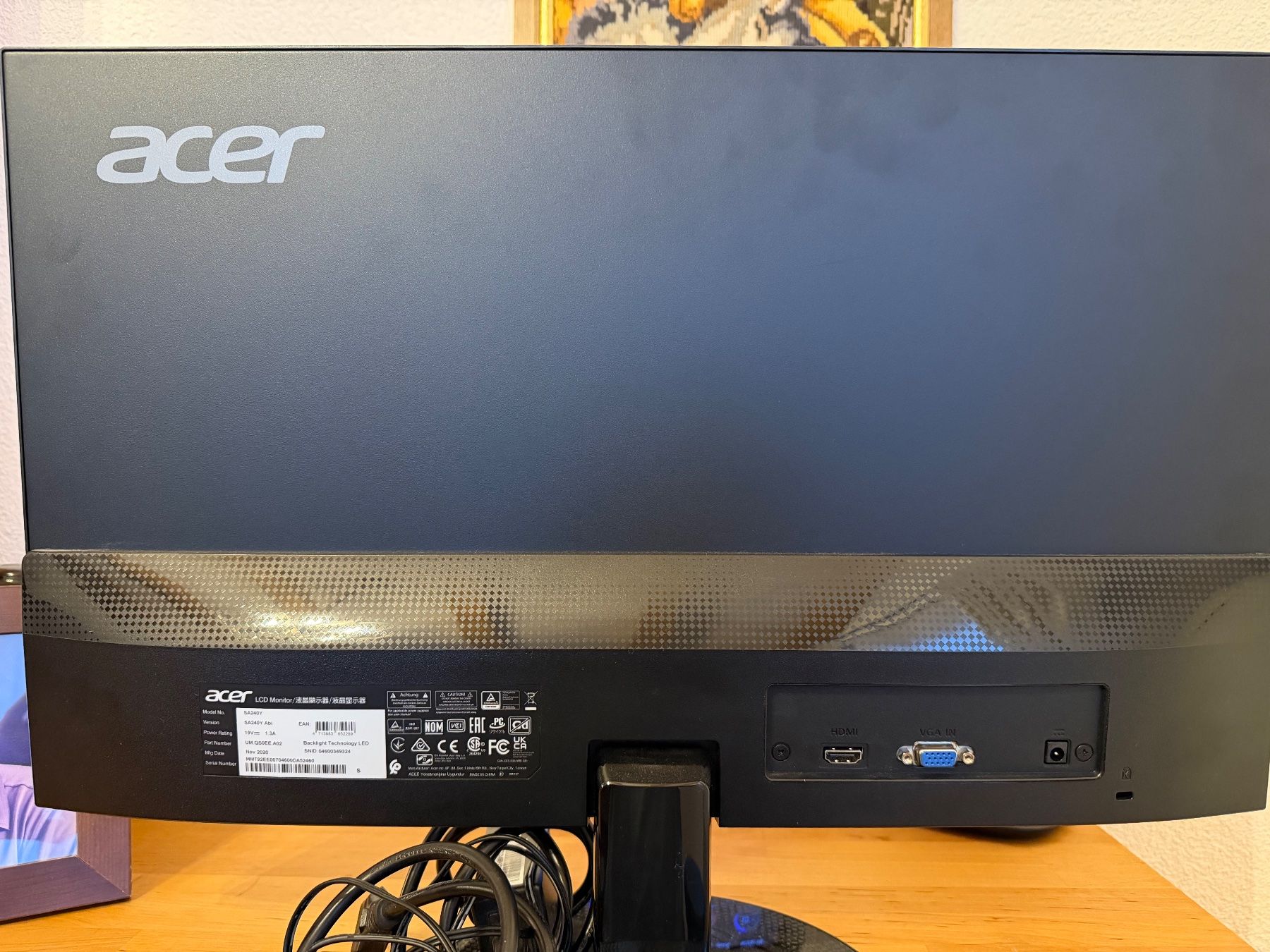 Verwunderlich Acer 24 Zoll Monitor Ebenbild