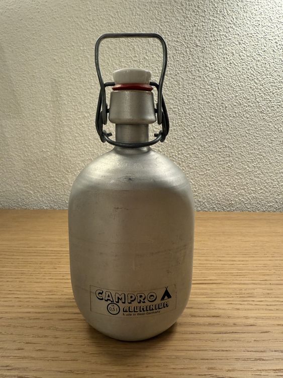 EXCEPTIONNEL : Gourdes carrées vintages en aluminium Le Grand Tétras