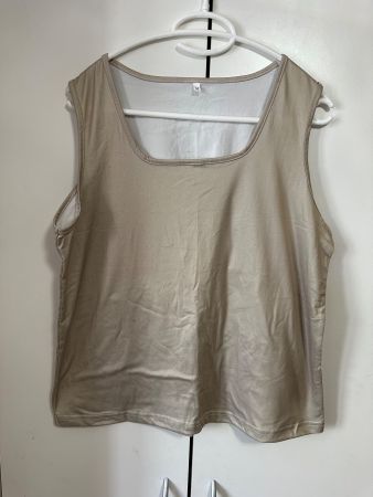 Damen Top goldfarben Grösse M