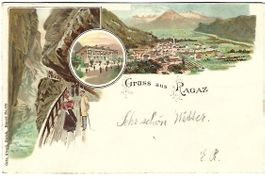 Gruss aus Ragaz Litho