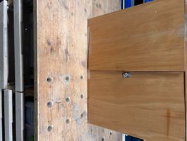 Werkbank mit Werkzeugschrank, vintage, voll bestückt!