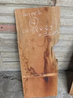 Sapelli-Massivholzbrett – ca. 88 × 30 × 3 cm