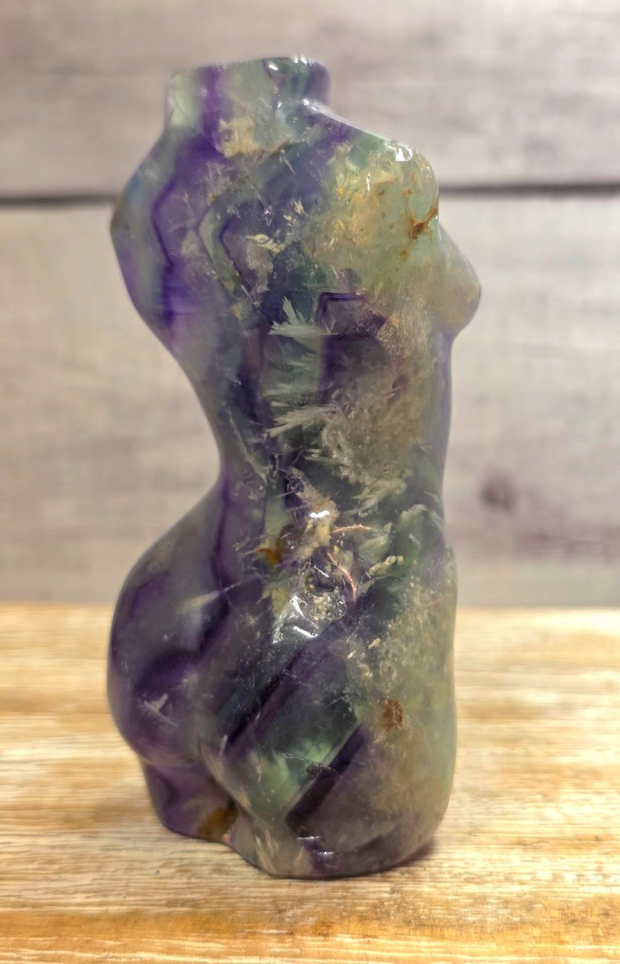 Minerali & Pietre curative: Federfluorit Lady 327g – Nuovo e nell'imballaggio originale da Matzingen venduto da Shay_Crystalz 1