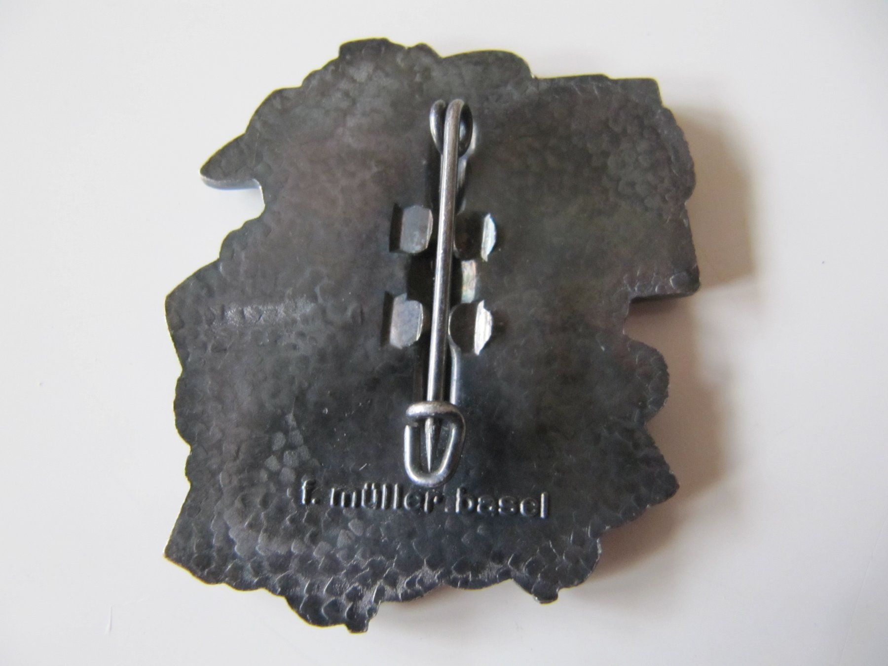 Basler Placchette & Badge: Handbemalte, Basler  Silber Blaggedde  1987 – Usato da Basel venduto da Ruben2210 1