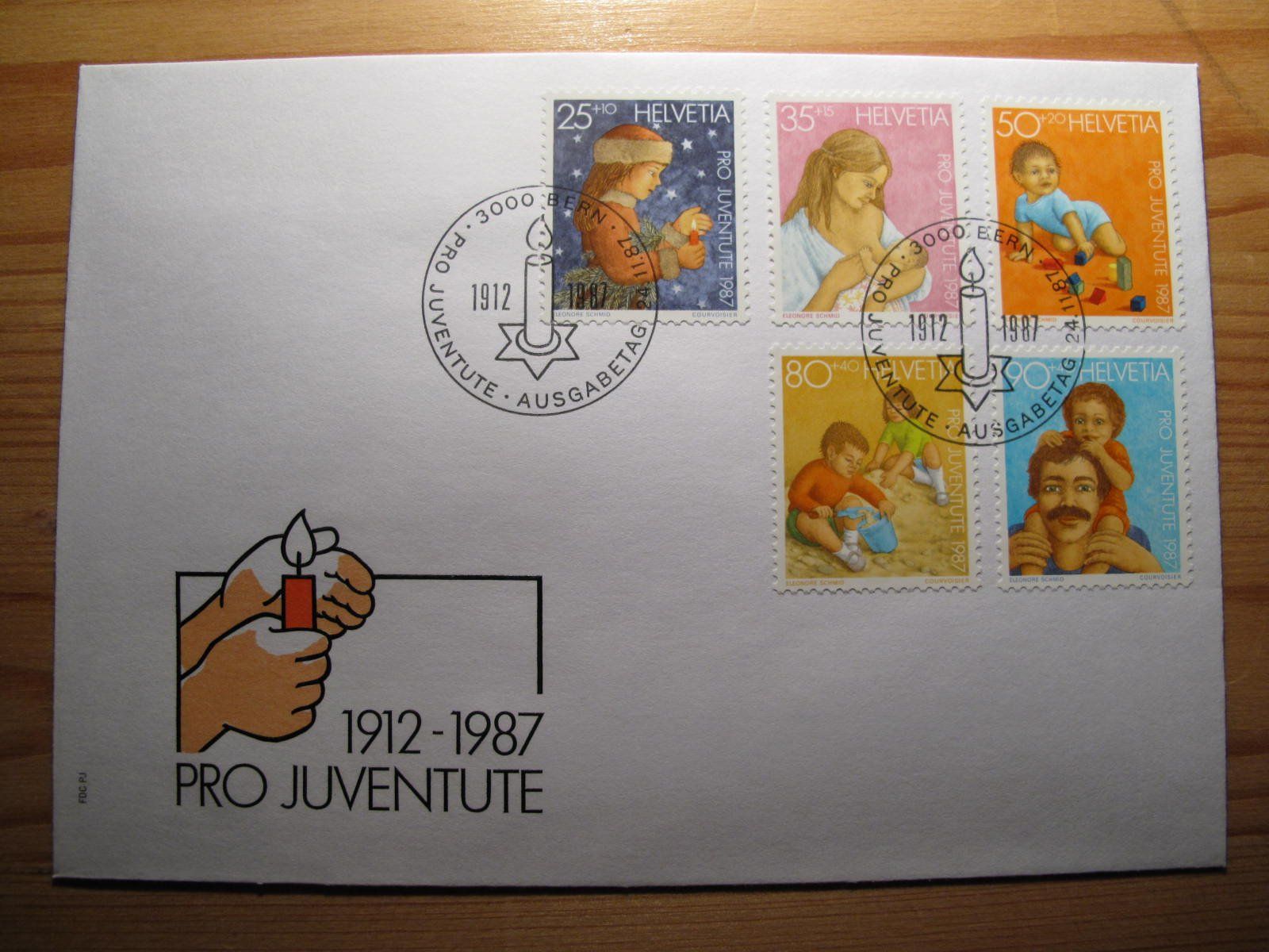 Tutti i francobolli: Pro Juventute 1987 FDC – Usato da Wil SG venduto da fva01