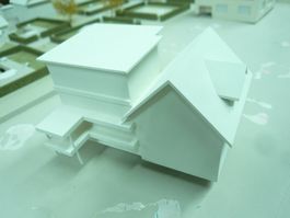 HAUS 1:200 PASSEND ZU SPUR N ODER Z WEISSE ROHLINGE AUS MDF