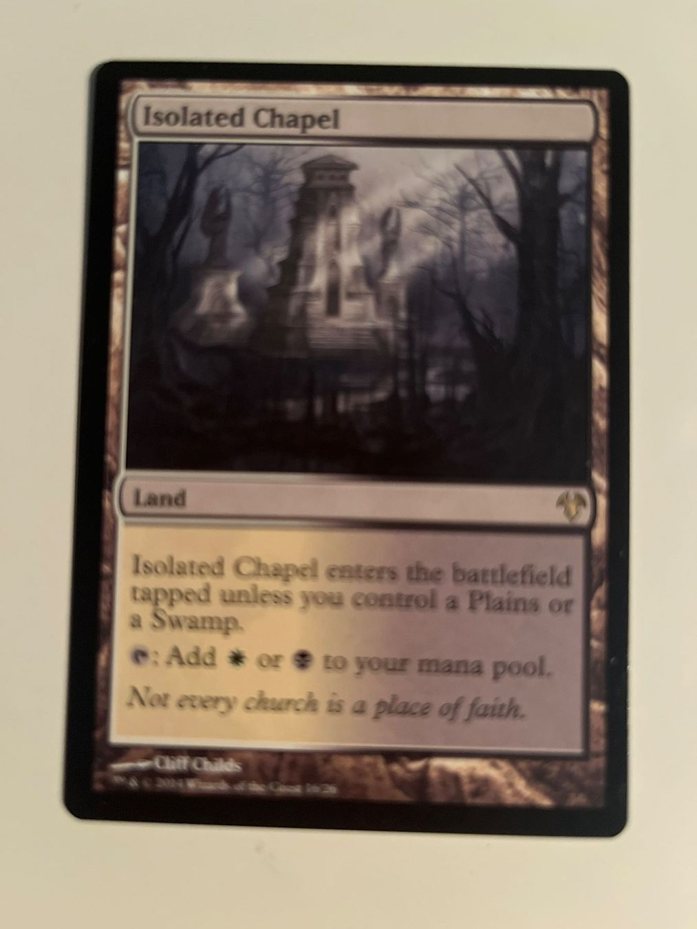 Magic The Gathering Sammelbilder & Trading cards: 1 x Isolated Chapel - Magic: The Gathering - MtG – Gebraucht aus Kriens von Shadi1980
