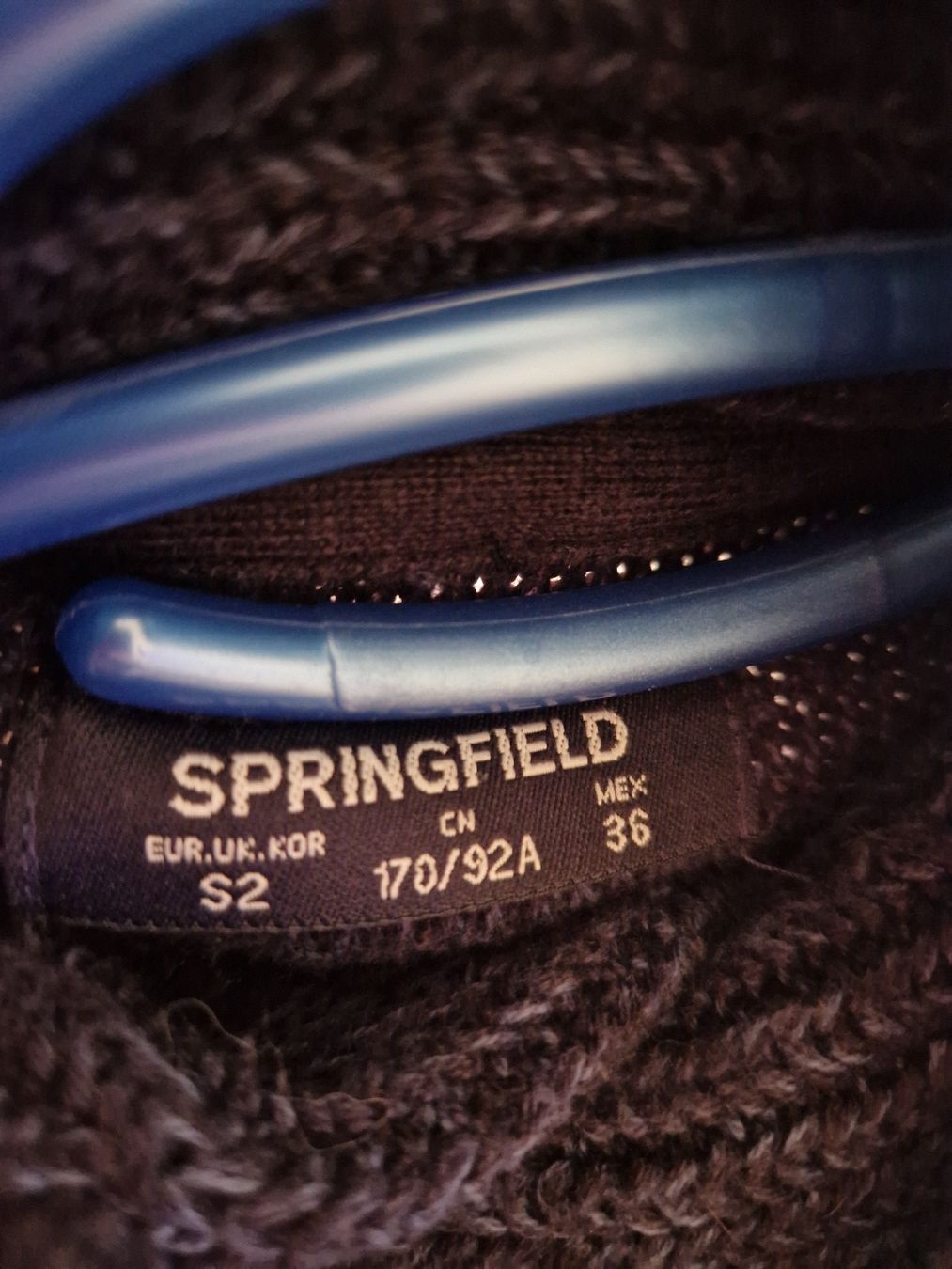 Maglioni & Felpe: Pull Springfield col montant bleu chiné taille S – Nuovo (secondo la descrizione) da Lausanne venduto da osi_7gvb 1