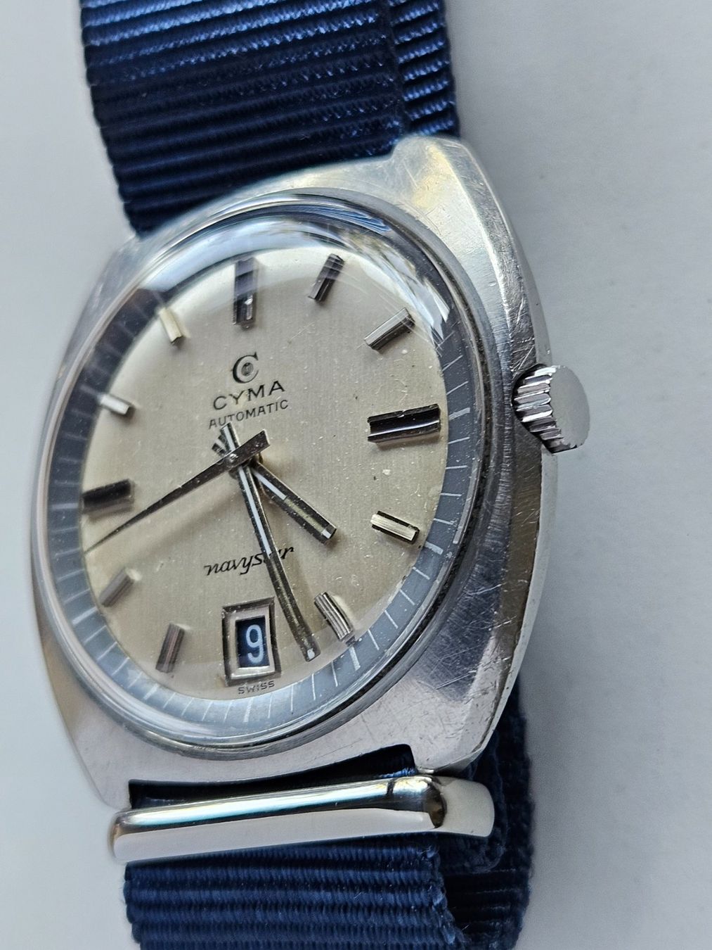 Cyma Orologi: 297 Cyma Navystar Automatic Date – Usato da Berikon venduto da mmm21 2