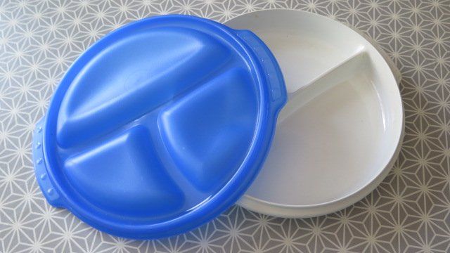 Piatti: Microwellen-Teller 3-teilig v.Rotho m.Deckel Durchm. ca.22cm – Usato da Bubikon venduto da Masoala
