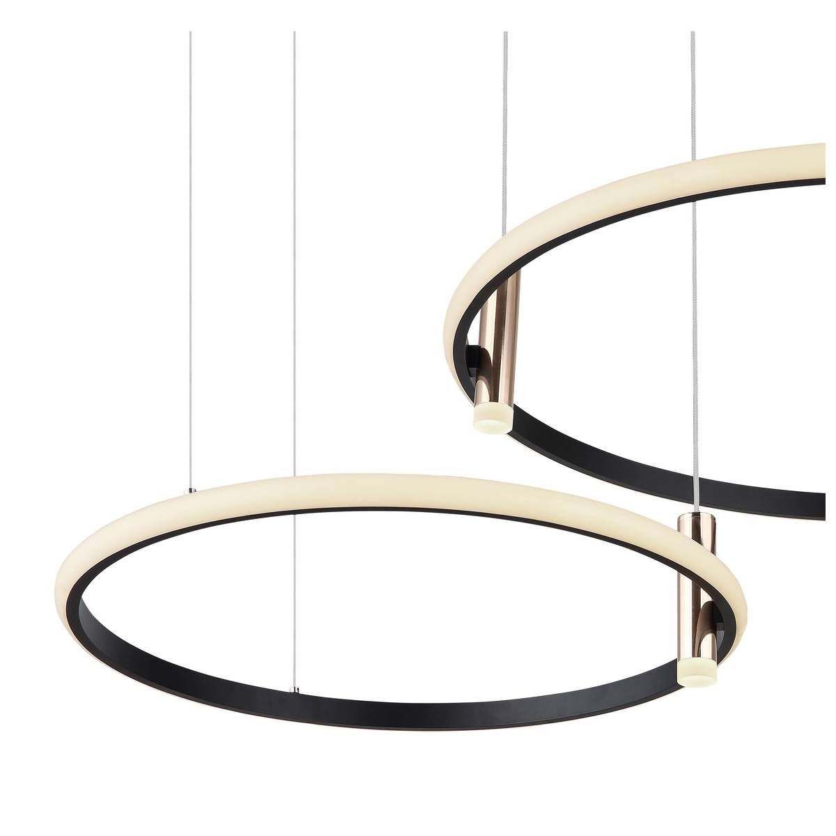Lampadari & plafoniere: LED Pendelleuchte, Schwarz, 70 cm Ø – Nuovo (secondo la descrizione) da Kreuzlingen venduto da Smart-Light 6