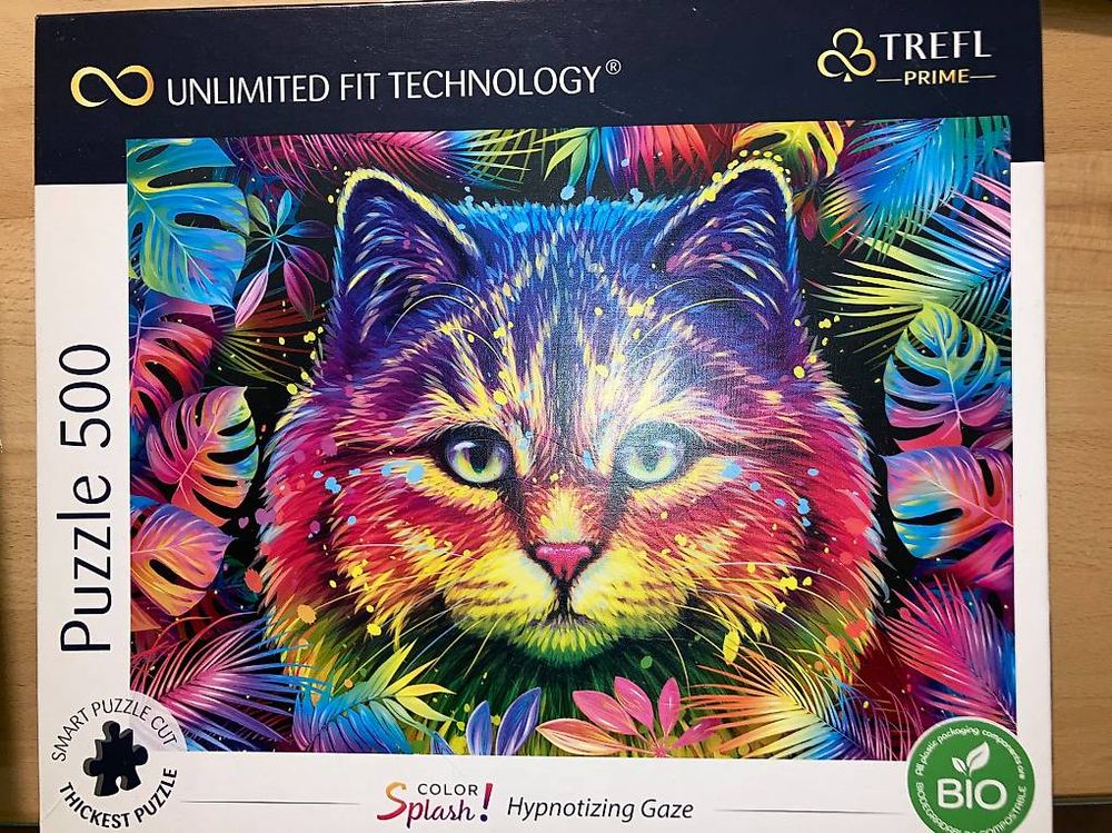 Katze Puzzle 300 Teile Holzpuzzle - 42x30cm Für Erwachsene & Kinder - Challenge Spielzeug