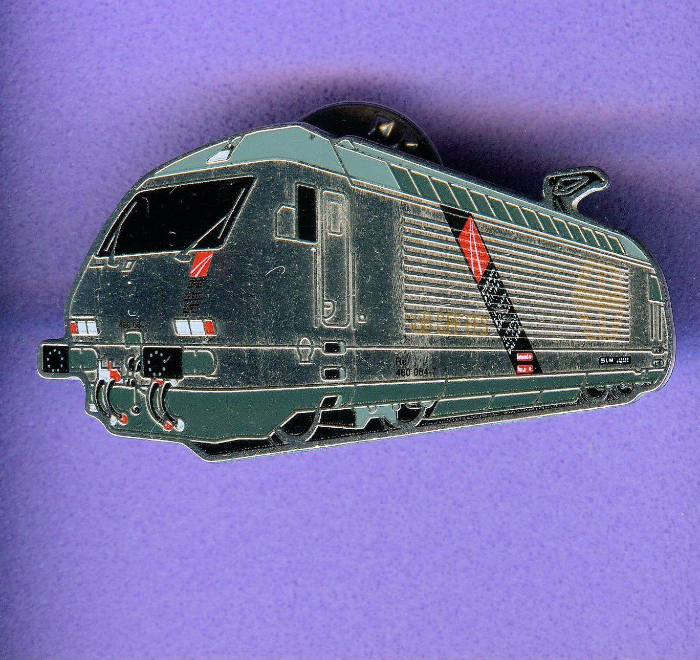 SBB/CFF/FFS Placchette & Badge: Schmid-Müller  Re 460  " DIE BAHN BEWEGT "  Lim.500 – Usato da Winterthur venduto da Sammleroase