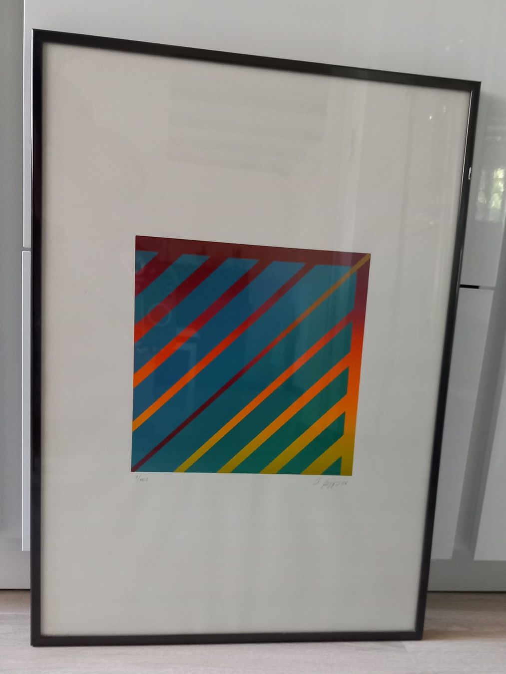 Foto & Immagini: Abstrakte Grafik  aus 1986, gerahmt – Usato da Uitikon Waldegg venduto da pkuster