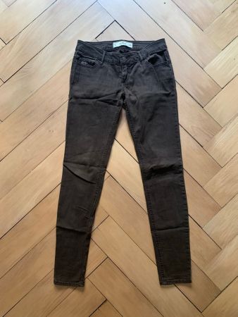 HOLLISTER - Jeanshose dunkelbraun W25