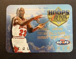 NBA Michael Jordan Hoops Airlines Card