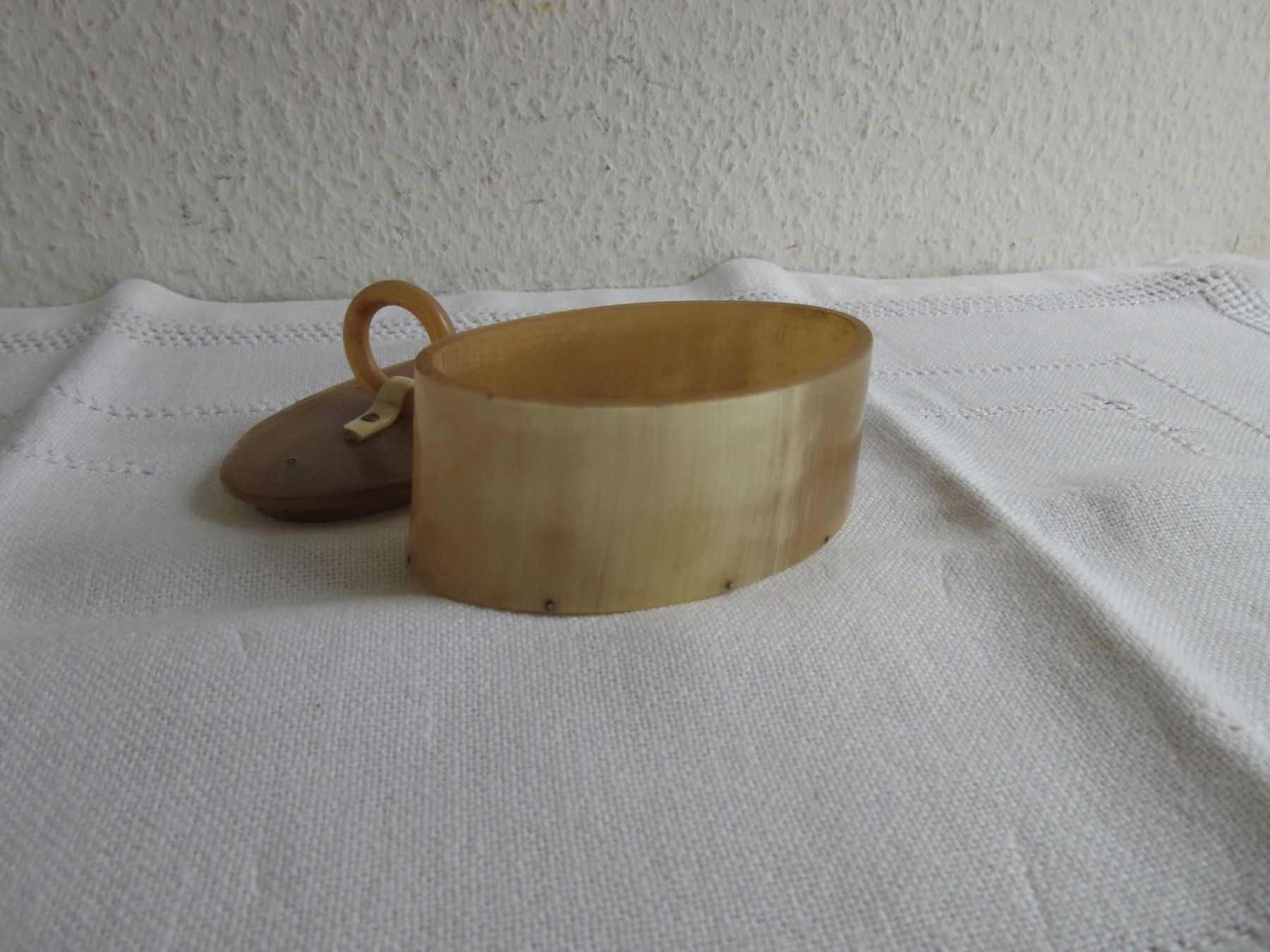 Tabacchi: Antike Schnupftabakdose aus Horn, ca. 1930 – Usato da Binningen venduto da mondoantico 3